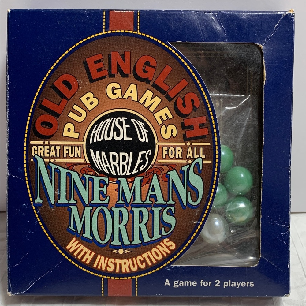 Nine Man’s Morris - Old English Pub Games by House of Marbles